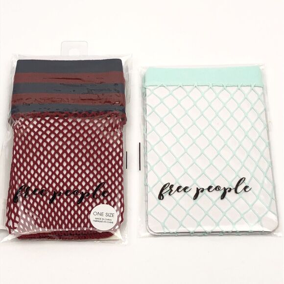 NEW Lot 2 Free People Riot Sport & Sugar Sugar Fishnet Ankle Socks Anklet OS - Picture 2 of 8